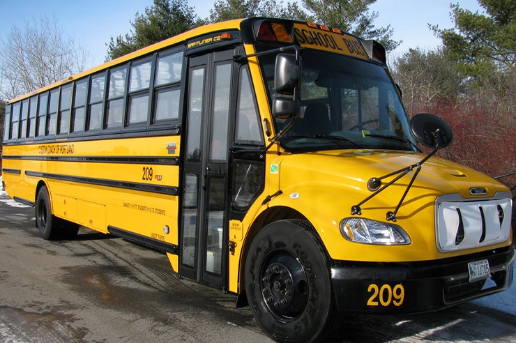 Custom Coach and Limousine School Bus sm